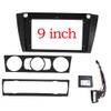 TRCDHGN 1-2Din Car DVD Frame/Fit for BMW 3 Series E90 E91 E92 E93 2006-2011 Audio Fitting Adaptor Dash Trim Kits Facia Panel 9inch(Frame an canbus) view 2
