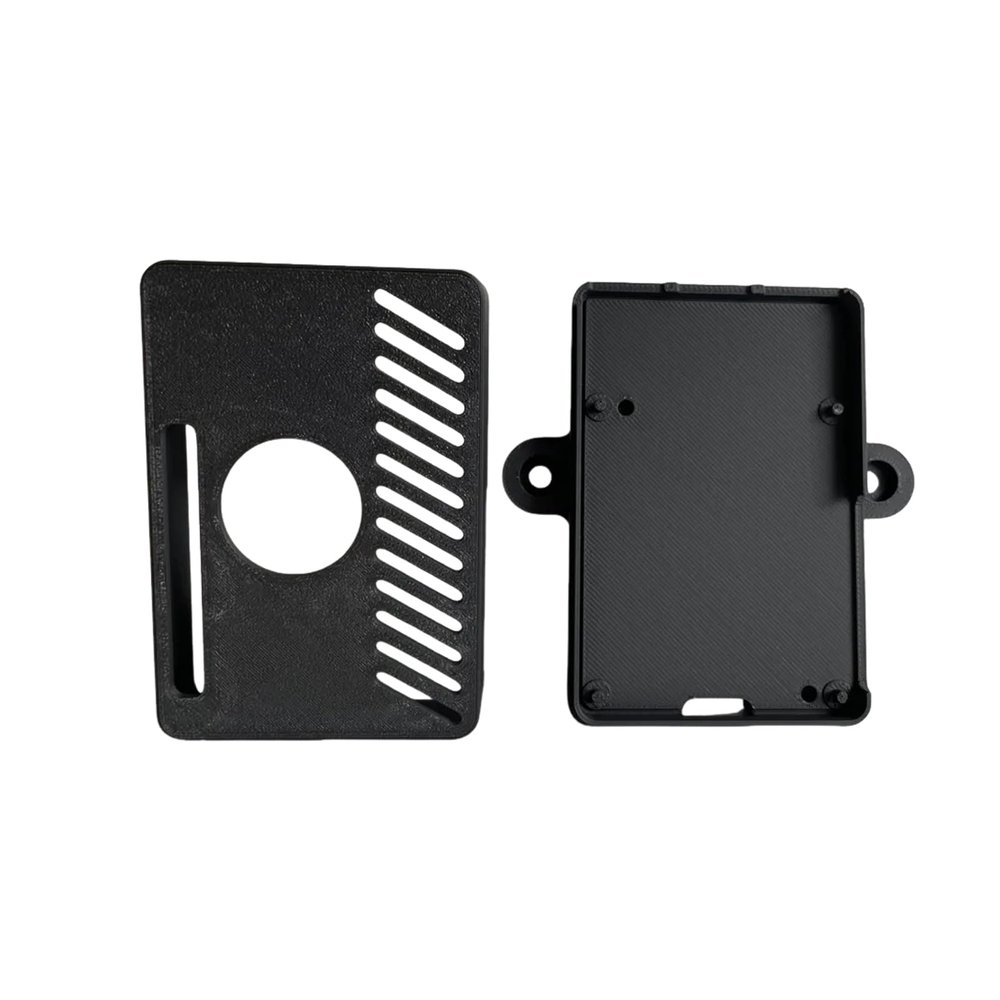 Compatible with Raspberry Pi 5 Case with Wall Mount, Minimalist Enclosure Compatible with Pi 5 for Active Cooling & Heat Dissipation