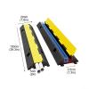 Cable Ramps, Floor Cord Cable Protector with Cover Plate Design, Can Be Assembled, Traffic Speed Bump for Road Driveway Walkway Indoor(20cm) view 4