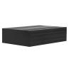 Aluminum Alloy Project Enclosure, DIY Casing for Video Converter Box, Brushed Black Split Type Case with Sandblasting Oxidation, Sealed Shell for Power Amplifier Circuit view 3