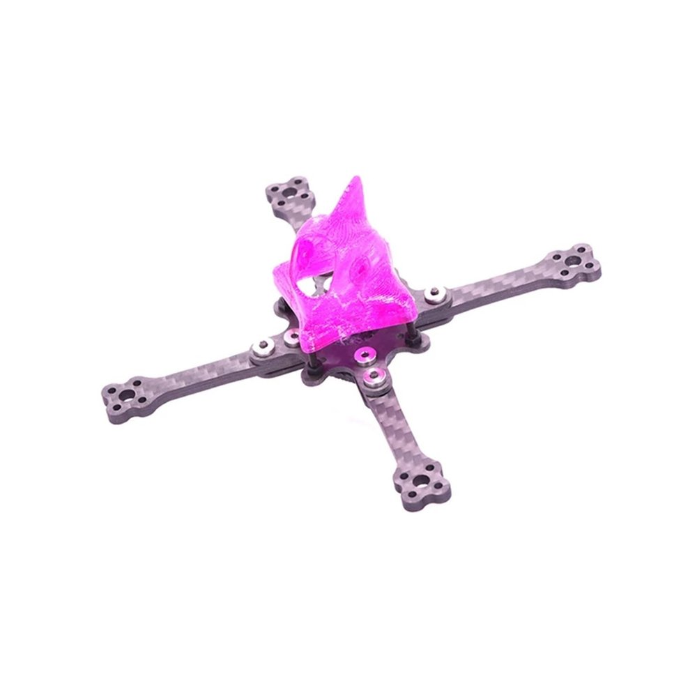 2inch 3inch 3.5inch Frame with 3D TPU Printed Camera Mount Suit for 1103 1104 1105 1106 1204 Motor Long Range FPV Frame RC Drone distintivo(3.5inch Purple)