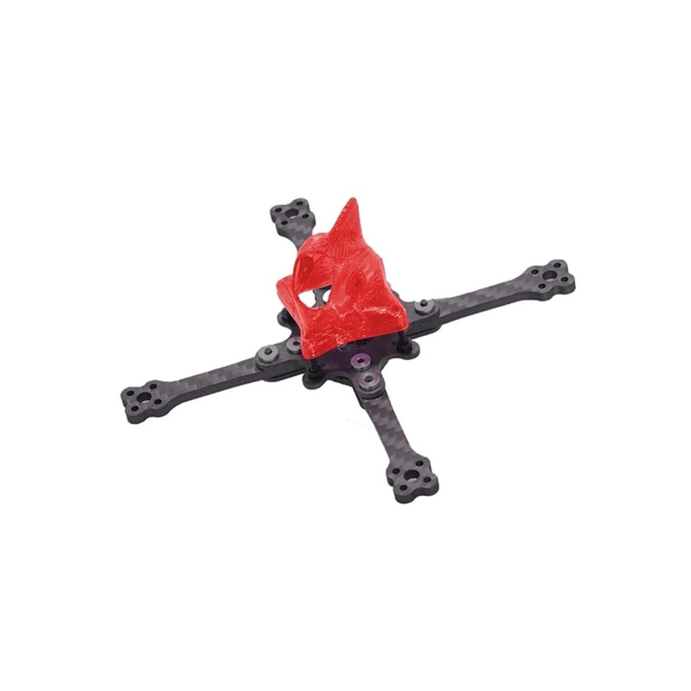 2inch 3inch 3.5inch Frame with 3D TPU Printed Camera Mount Suit for 1103 1104 1105 1106 1204 Motor Long Range FPV Frame RC Drone distintivo(3inch Red)