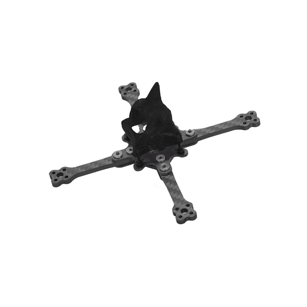 2inch 3inch 3.5inch Frame with 3D TPU Printed Camera Mount Suit for 1103 1104 1105 1106 1204 Motor Long Range FPV Frame RC Drone distintivo(3inch Black)