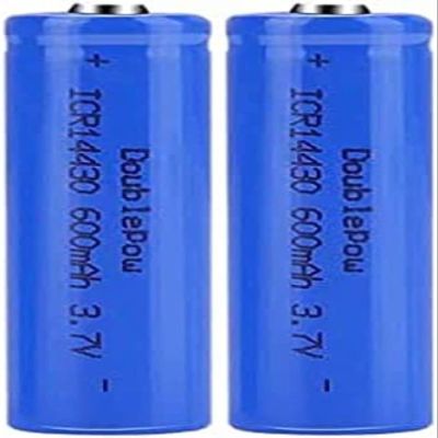 SAQPAFEBX 2PCS 14430 3.2V 600mAh,It is a Power Source for Portable Devices, Suitable for Products.