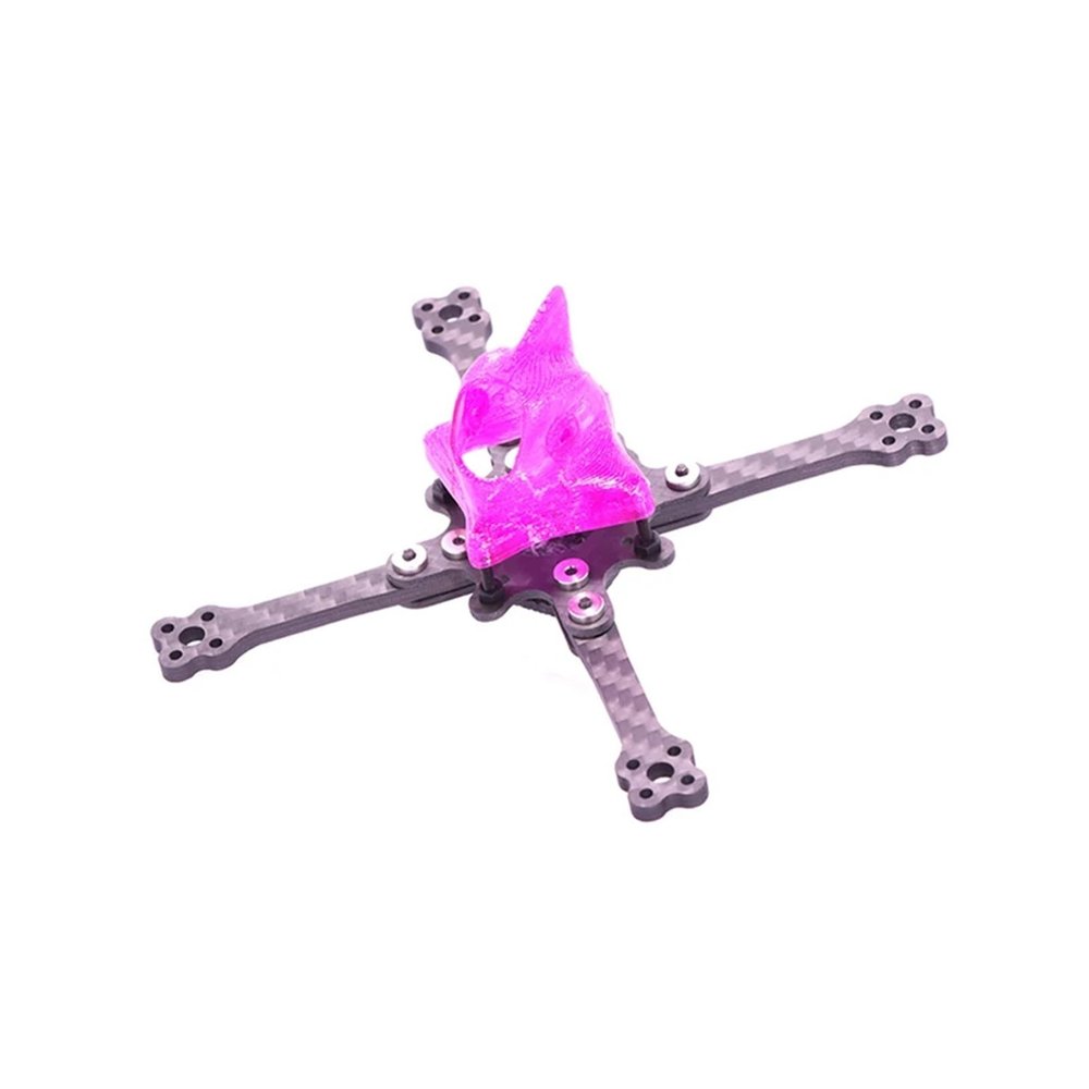 2inch 3inch 3.5inch Frame with 3D TPU Printed Camera Mount Suit for 1103 1104 1105 1106 1204 Motor Long Range FPV Frame RC Drone distintivo(2inch Purple)