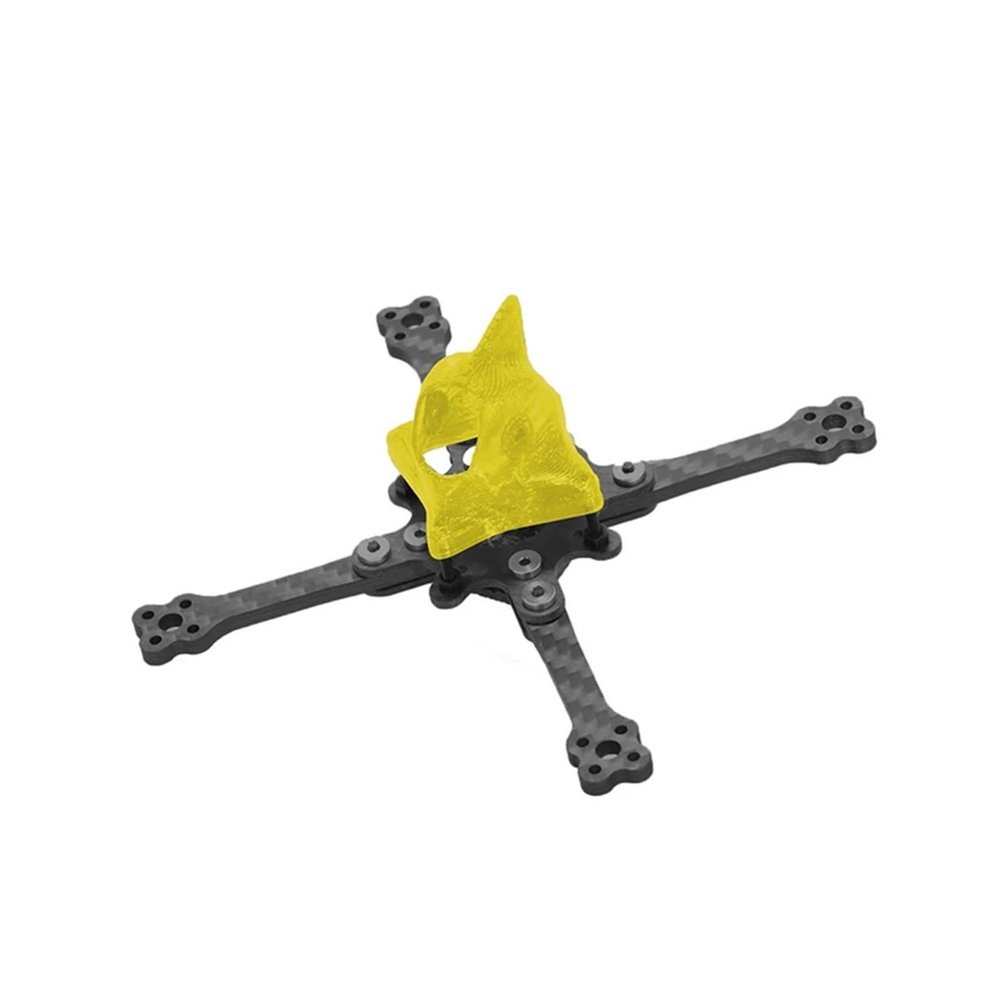 2inch 3inch 3.5inch Frame with 3D TPU Printed Camera Mount Suit for 1103 1104 1105 1106 1204 Motor Long Range FPV Frame RC Drone distintivo(2inch Yellow)