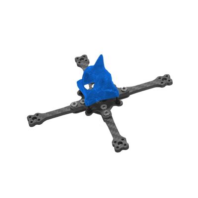 2inch 3inch 3.5inch Frame with 3D TPU Printed Camera Mount Suit for 1103 1104 1105 1106 1204 Motor Long Range FPV Frame RC Drone distintivo(3.5inch Blue)