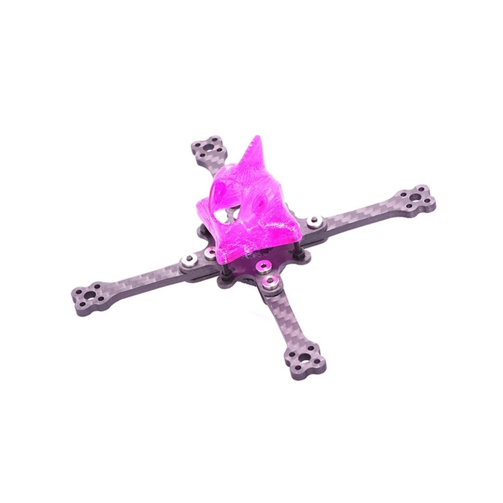 2inch 3inch 3.5inch Frame with 3D TPU Printed Camera Mount Suit for 1103 1104 1105 1106 1204 Motor Long Range FPV Frame RC Drone distintivo(3inch Purple)