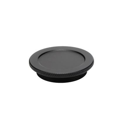 Aluminum Alloy Metal Dust Cover Caps for C Mount CCTV Camera Body Cap Male Thread(Black)