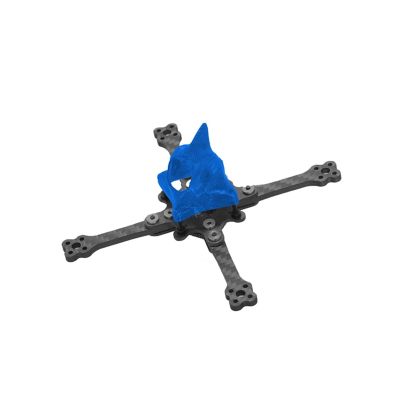 2inch 3inch 3.5inch Frame with 3D TPU Printed Camera Mount Suit for 1103 1104 1105 1106 1204 Motor Long Range FPV Frame RC Drone distintivo(3inch Blue)
