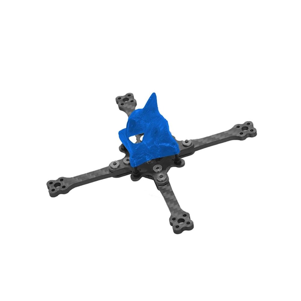 2inch 3inch 3.5inch Frame with 3D TPU Printed Camera Mount Suit for 1103 1104 1105 1106 1204 Motor Long Range FPV Frame RC Drone distintivo(3inch Blue)