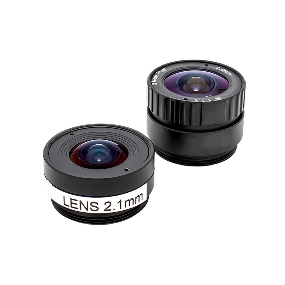 BQHHWTZ CS Mount Lens 2mm 2mm Fixed IRIS Lens IR 1 2 Metal Body for Camera