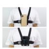 Akozon Cameras Chest Harness Set Length Adjustable Breathable Elastic 5 in 1 Smartphone Chest Mount for Sports view 1