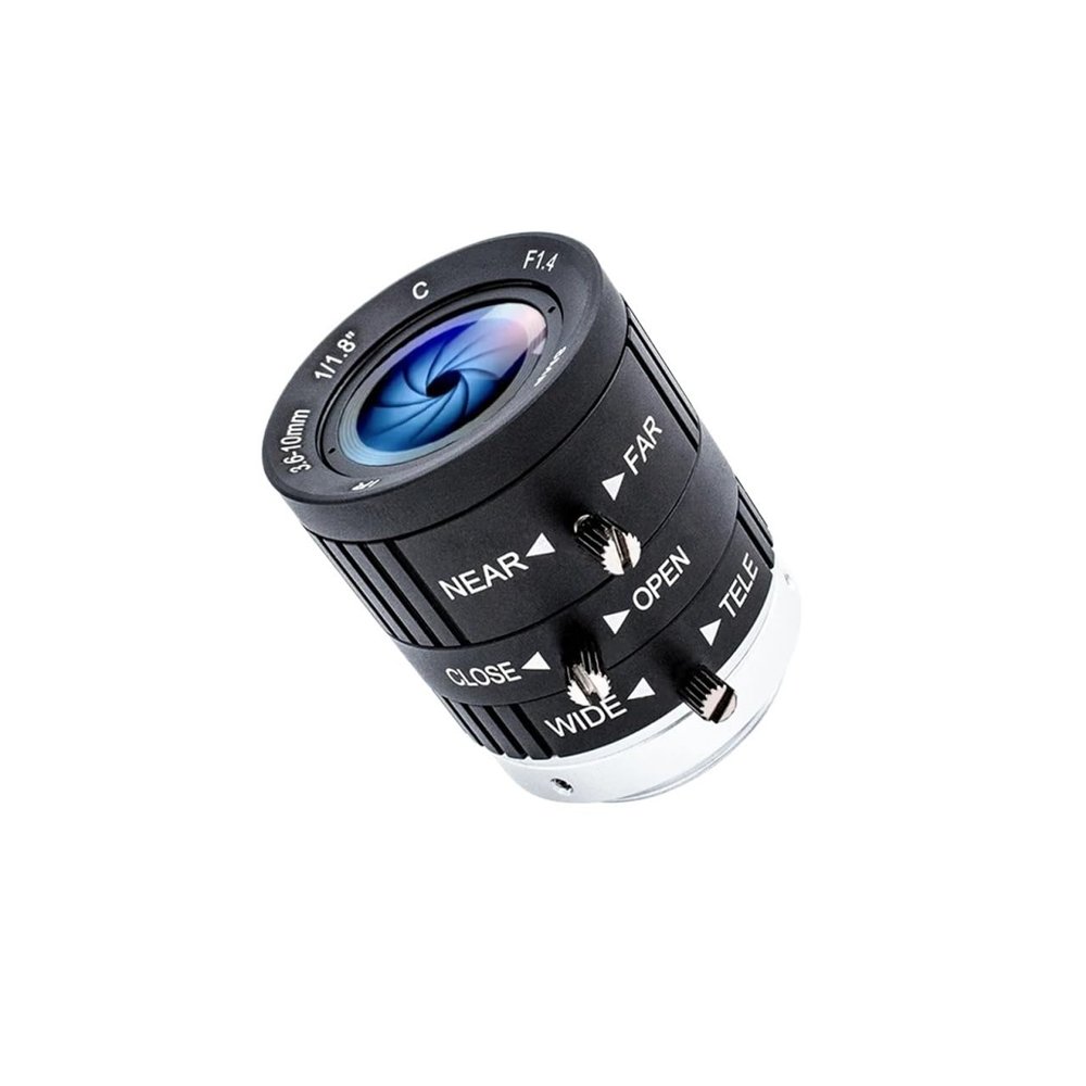 BQHHWTZ HD CS Mount Webcam 4K Manual Zoom Varifocal CS Lens 1 F1 for Security Camera HD Video Capture for Fast Moving