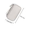 BESPORTBLE Portable Travel Cable Organizer Pouch Electronics Storage Case for Cord Chargers Earphones USB Hard Drive Protection Grey view 2