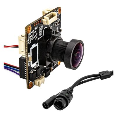 BQHHWTZ IP Camera Module 3MP 25FPS Mini Network Camera Board POE48V Wide Angle 1mm 146 Degree M12 Lens HD Security Webcam
