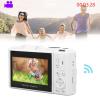 Wisoqu 64MP 4K Digital Camera for Photography, 18X Digital Zoom WiFi Mirrorless Camera with 3 Inch Flip Screen, for Travel Beginners Teens (White) view 4