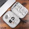 SEWACC Multi-function Digital Storage Bag Large Capacity Portable Organizer for USB Cables Earphones Power Banks Travel Pouch Easy Access Black view 4