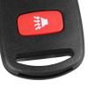Car Remote Control Key Durable Plastic 4 Buttons Keyless Entry Remote Flip Key for Vehicle Access Replacement Easy Installation Lightweight Compact Design 7x3x1cm view 2