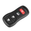 Car Remote Control Key Durable Plastic 4 Buttons Keyless Entry Remote Flip Key for Vehicle Access Replacement Easy Installation Lightweight Compact Design 7x3x1cm view 3