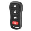 Car Remote Control Key Durable Plastic 4 Buttons Keyless Entry Remote Flip Key for Vehicle Access Replacement Easy Installation Lightweight Compact Design 7x3x1cm view 4