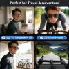 AI Smart Glasses with Camera and Audio, 8MP HD Camera Glasses for Men Women with Voice Assistant, 1080P Recording Sunglasses with Real-Time Translation, Open-Ear Audio for Vlogging, Travel, Business view 2