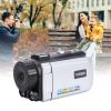 Acouto 1080P, 18x Zoom, 24MP Camcorder with Rotation Screen, External Microphone, Night Mode, Loop Recording, Time Watermark for Travel, Camping (Silver Grey) view 2