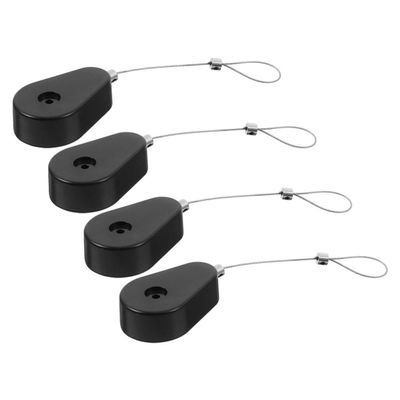 BESPORTBLE Automatic Retractable Anti-Lost Steel Wire Cable Holder Telescopic Anti-Theft Wire Case for Tv Remote DVD Gaming Controller with Security Protection