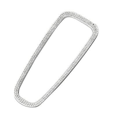 Car Boutique Pendant Interior Bling Accessories Rhinestone Decals AC Knob Cover Fit for Volvo XC60 XC40 S60 V60 XC90 S90 (Electronic Gear Trim Frame)