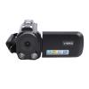 Acouto 1080P, 18x Zoom, 24MP Camcorder with Rotation Screen, External Microphone, Night Mode, Loop Recording, Time Watermark for Travel, Camping (Black) view 1