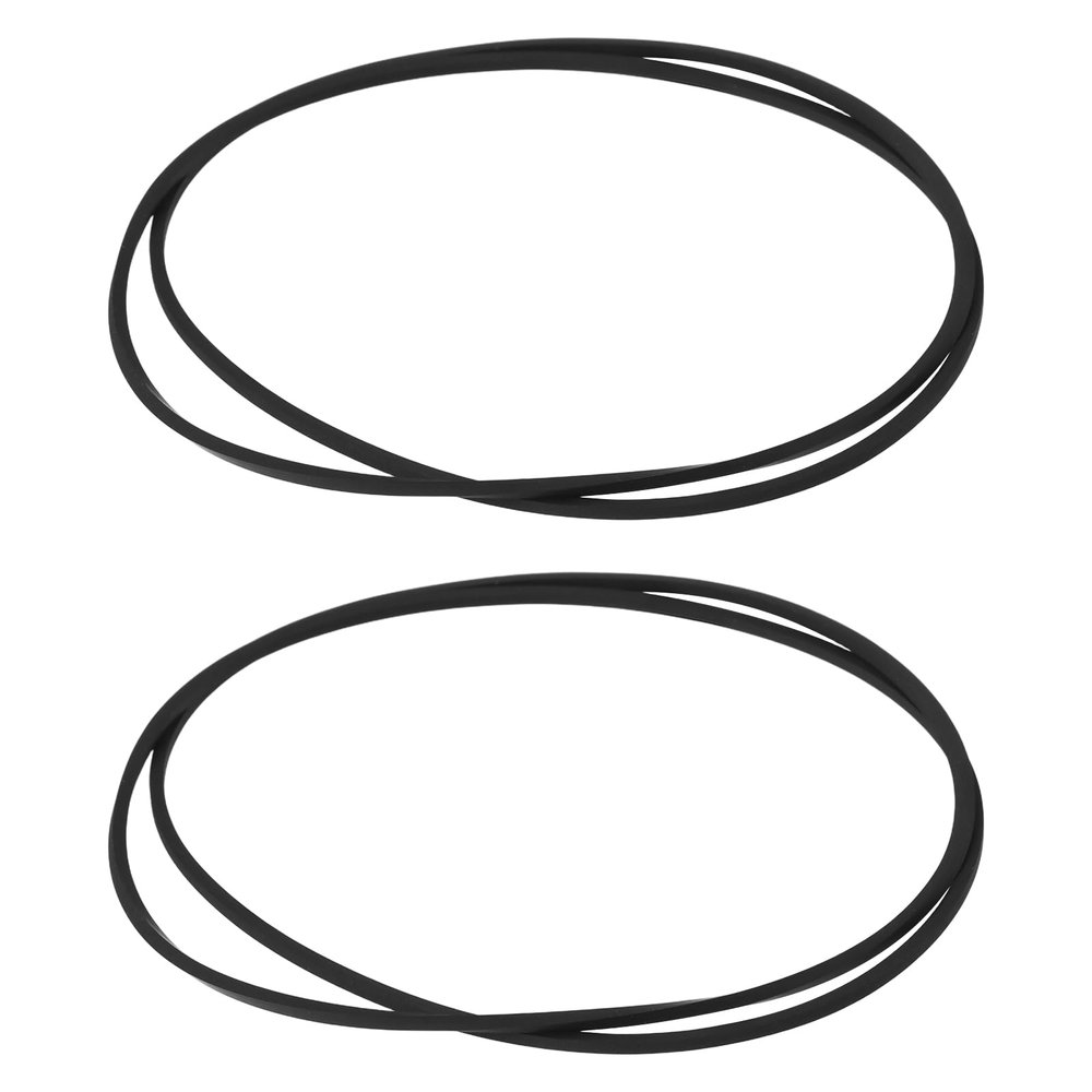 AS Axis Spindleon 2Pcs Cassette Recorder Square Drive Belt 406x1.2mm for VCR DVD Cassette