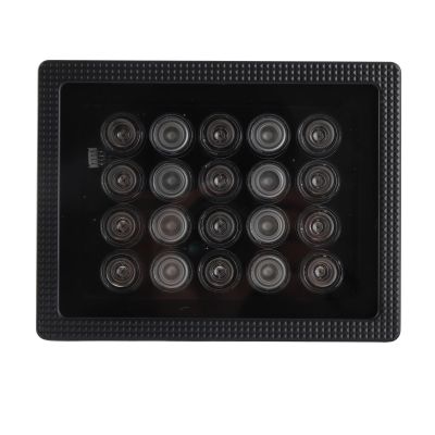 aqxreight Security Camera Light, 20 LED 850nm Infrared Night Auxiliary Light with Auto Day Night Sensor, for CCTV IP Camera Outdoor Indoor IP66