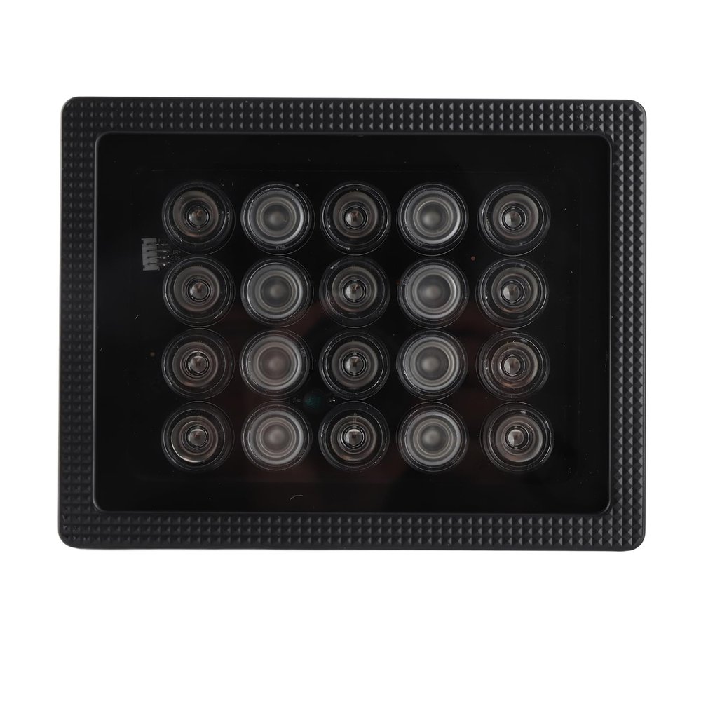 aqxreight Security Camera Light, 20 LED 850nm Infrared Night Auxiliary Light with Auto Day Night Sensor, for CCTV IP Camera Outdoor Indoor IP66
