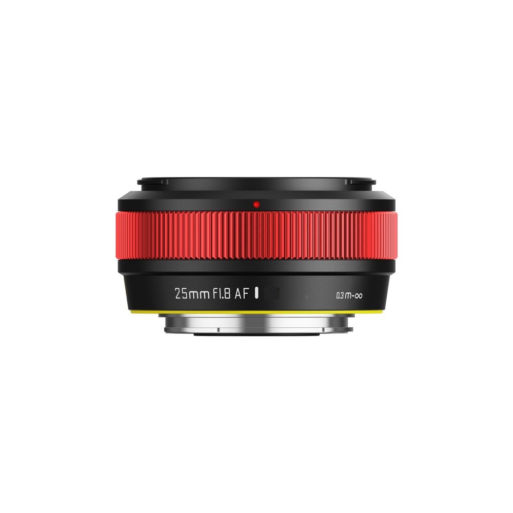 Camera Lens, 25mm F1.8 AF APS-C Large Aperture Prime Camera Portrait Lenses,Compatible for Sony E Fuji FX30 Nikon Z ZVE-10 A5000 A5100(Orange,XF)