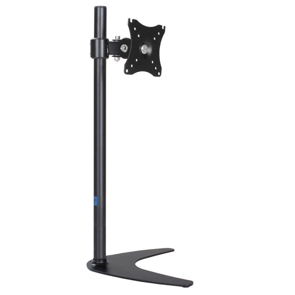14-27 Inch Height Adjustable Metal Base Stand Monitor Desktop Single Screen Stand Computer PC Arm