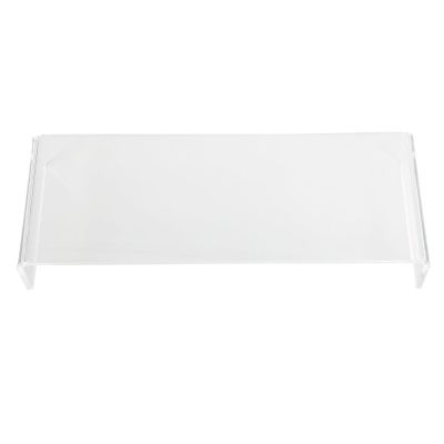 Acrylic Monitor Riser Stand, Computer Monitor Stand with 3.5 Inch Height, Space Saving Acrylic Laptop Desk Stand for Office Home Use, Ergonomic Design to Improve Posture Reduce (Transparent)