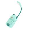 AUTSUPPL USB Rechargeable Cute Cartoon Night Light Small Desk Lamp with Eye Protection for Reading and Study Multi-Function Phone Holder for Students Dorm Use Green Random Color view 1