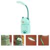 AUTSUPPL USB Rechargeable Cute Cartoon Night Light Small Desk Lamp with Eye Protection for Reading and Study Multi-Function Phone Holder for Students Dorm Use Green Random Color view 4