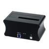 Mikinona USB Hard Drive Docking Station for SSD Full Metal Case with External Power Supply Indicator Lamp US Plug Compatible with Laptop and Desktop Storage Expansion view 1