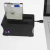 Mikinona USB Hard Drive Docking Station for SSD Full Metal Case with External Power Supply Indicator Lamp US Plug Compatible with Laptop and Desktop Storage Expansion view 3