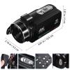 Kisangel Touchscreen Digital Vlogging Camera Portable Lightweight Video Recorder Performance for Outdoor Filming and Travel view 2