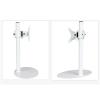 14"-32" Height Adjustable Metal Base Tilt Monitor Desk Arm Stand Single Screen Swivel Computer Stand(D) view 4