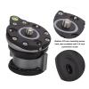 Aluminum Alloy Tripod Leveling Base with Bubble Level, 1/4 3/8 Inch Thread, Durable Construction - Precise Horizontal Adjustment, CNC Machining, Compatible with SLR Cameras view 3