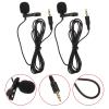 MUELODSIC 2Pcs Lapel Microphones Noise-reducing Mics for Live Streaming Interviews Online Courses Compatible with Laptop and Mobile Devices Black view 3