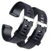 Duoxiate 2-Pack Watch Bands Replacement for ID115Plus HR, Veryfitpro Smart Watch Replacement Bands for Men Women, Activity Fitness Tracker Wrist Bands with Secure Buckle for Daily Wear view 1