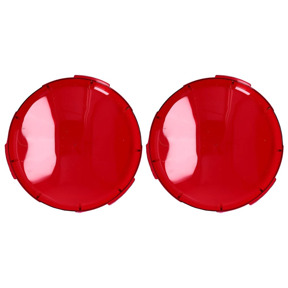 Mtlavishness Pool Lens Cover Red Transparent Plastic Underwater Light Lens Covers for Spa Lights 19cm Diameter Easy to Install Durable Replacement