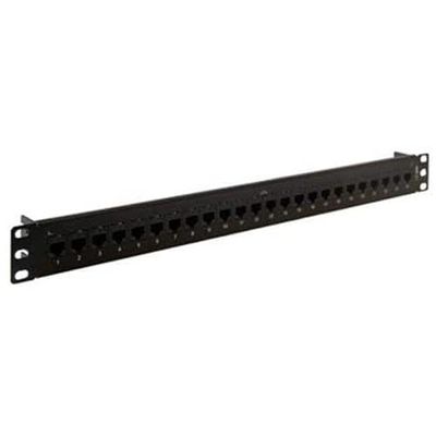 AX103253 CAT6 Plus Patch Panel, 24-Port, 1U, Black