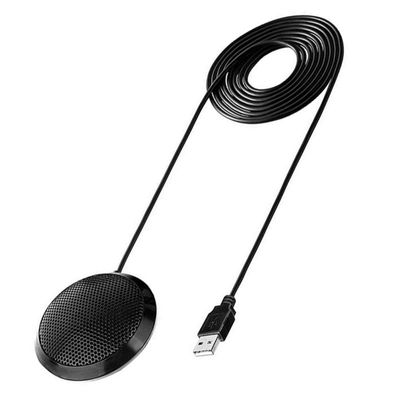 COHEALI USB Conference Microphone Omnidirectional Condenser for Computer Laptop Compact Portable Style Suitable for Online Meetings Video Chat Gaming and Business Negotiations