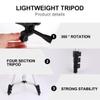 Kisangel Portable Lightweight Telescopic Photography Tripod Stand for Smartphone Camera Telescope Height Glossy Finish view 3
