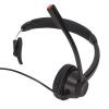 Sunxtzyl 2.5mm Business Headset, Noise Cancelling Monaural Traffic Headset with HD Microphone, Soft Ear Cushions and Flexible Headband for Call Center, Office, Telemarketing, Compatible wit view 2